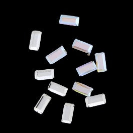 Crystal Rectangular Shape Clear Tooth Gems