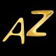Aplhabet Letters A - Z: 22ct yellow gold or 18ct white gold. Approximate size: ±4mm