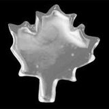 Canadian leaf 18ct white gold