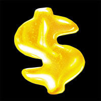 dollar $ 22ct yellow gold
