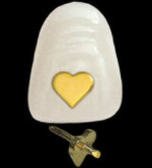 DENTURES: Heart - iZi Tooth Jewellery