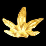 Hemp dagga weed pot 22ct yellow gold