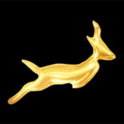 Springbok 22ct yellow gold